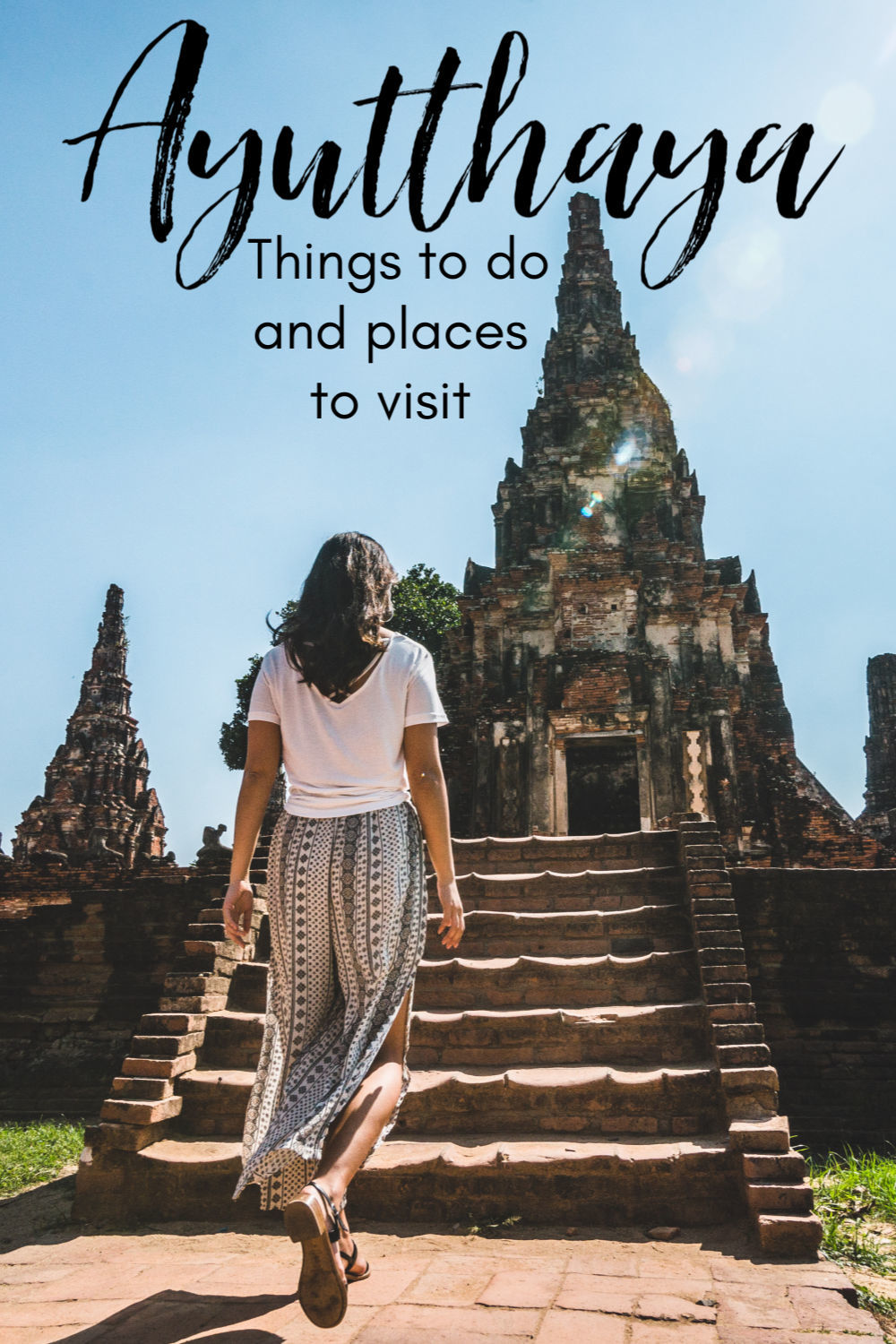 The ultimate guide to Ayutthaya, Thailand. Everything you need to know to plan your Ayutthaya day trip or a more extended stay. We listed the best things to do in Ayutthaya, temples, floating markets, night markets, local experiences, the best tours from Bangkok to Ayutthaya, and where to stay there. Follow our travel tips and enjoy the magnificent ancient capital of Thailand. #AyutthayaThailand #Ayutthayatemples #Ayutthayahotel #Ayutthayahistoricalpark #Ayutthayaphotography